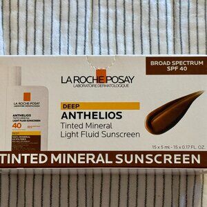 15 La Roche Posay Deep Anthelios Tinted Mineral Light Fluid Sunscreen SPF40